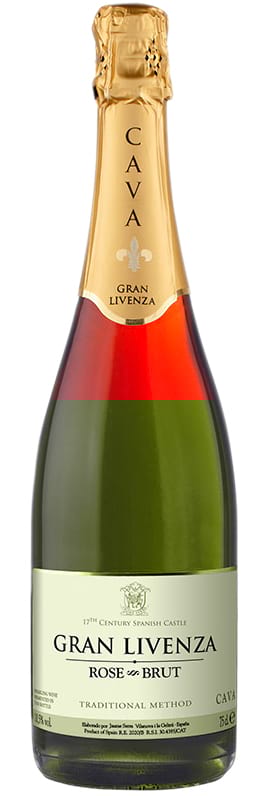 Ігристе вино Cava Gran Livenza Rose Brut Garcia Carrion / Кава Гран Лівенца рожеве брют, 750 мл