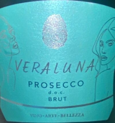Ігристе вино Просекко Вералуна Б’янко Брют / Prosecco Veraluna Bianco Brut біле брют