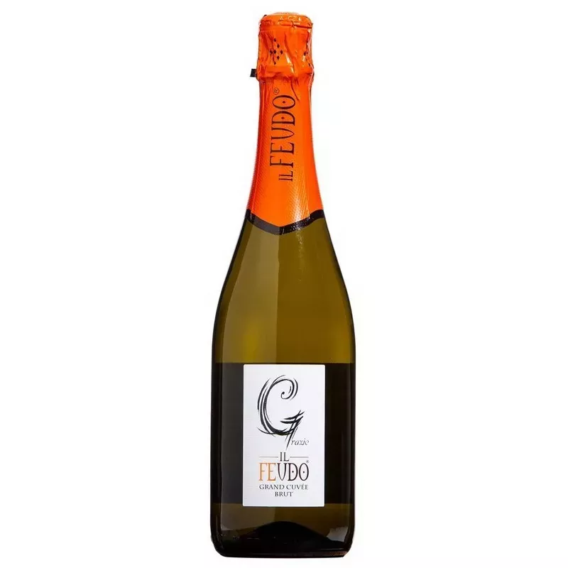 Купити Вино игристое "Grand-Cuvee IL Feudo Spumante Brut"0,75л бел.брют 11% (Италия ,Павия,TM"IL Feudo ")