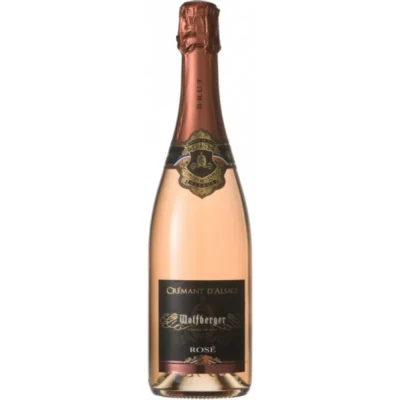 Ігристе вино Cremant d'Alsace Wolfberger Rose Brut / Креман д'Альзас Вольфберже Рожеве Брют. Франція, 12% Ельзас