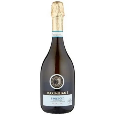 Вино ігристе Prosecco Extra Dry DOC Maximilian / Просекко Екстра Драй Максиміліан ігристе Італія, 11% Венето