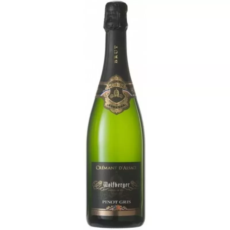 Ігристе вино Cremant d'Alsace Wolfberger Brut / Креман д'Альзас Вольфберже Брют. Франція, 12% Ельзас