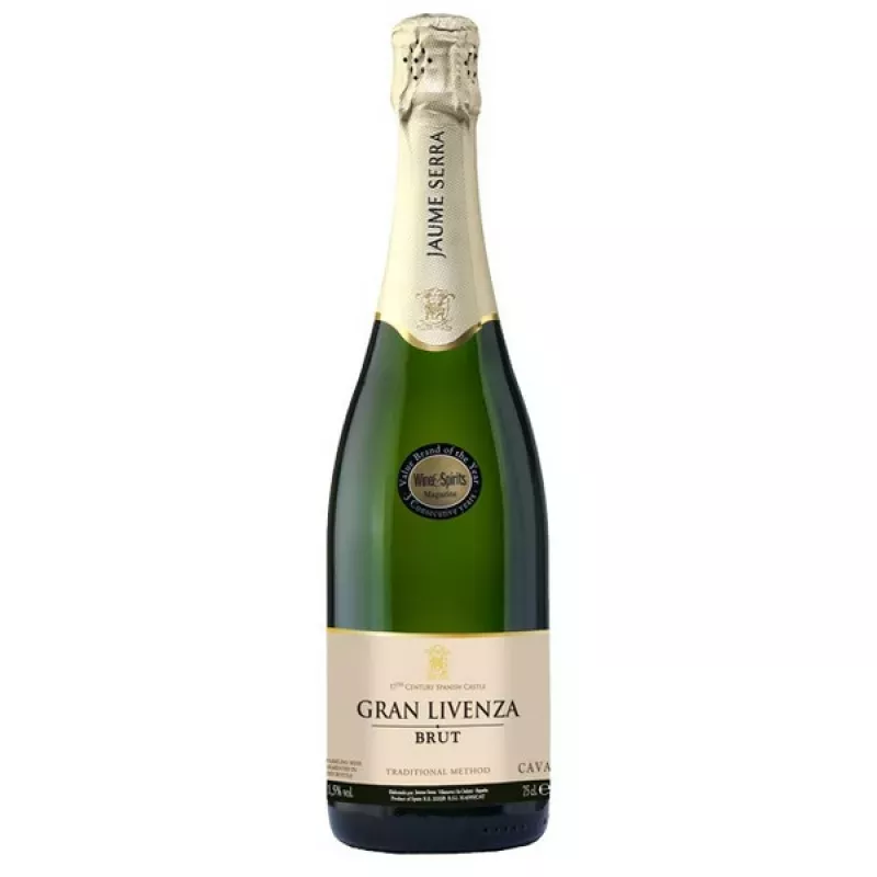 Ігристе вино Cava Gran Livenza Semi-Seco / Кава Гран Лівенца Напівсухе. Іспанія, 11,5% Каталонія