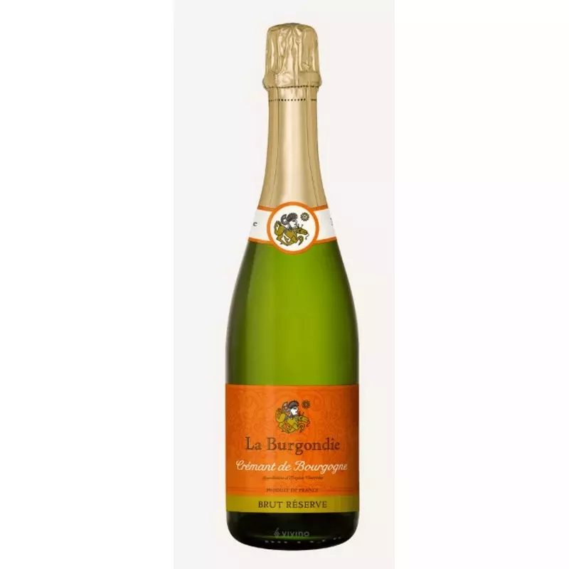 Ігристе вино Cremant de Bourgogne La Burgondie Reserve Brut / Креман де Бургонь Ла Бургонді Резерв Брют. Франція, 12% Бургундія