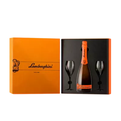 Подарунковий набір ігристе Prosecco Superiore Millesimato DOCG Lamborghini / Просекко Суперіоре Міллезімато ігристе набір Італія, Вальдоббьядене